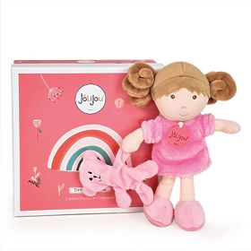 Doudou Jolijou Bambola Miss Rose 21 cm, Doudou Jolijou Paris