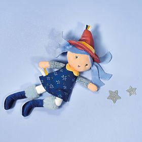 Doudou Jolijou Bambole di Stoffa Streghe 24 cm