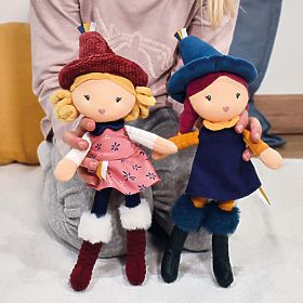 Doudou Jolijou Bambole di Stoffa Streghe 24 cm, Doudou Jolijou Paris