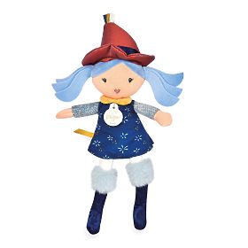 Doudou Jolijou Bambole di Stoffa Streghe 24 cm