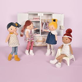 Doudou Jolijou Bambole Migliori Amiche 25 cm, Doudou Jolijou Paris