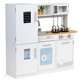 Cucina in legno per bambini con luce LED + pentole ECOTOYS