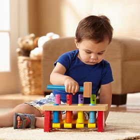 Gioco a martello con pupazzi saltellanti - giocattolo da martellare Melissa and Doug