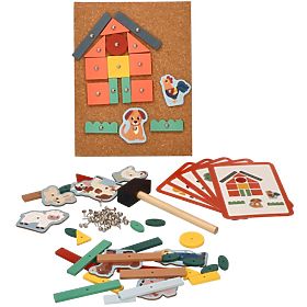 Gioco di martellamento in sughero - Avventura in fattoria