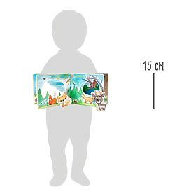 Gioco interattivo con libro illustrato in legno Small Foot