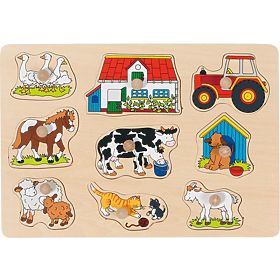 GOKI puzzle in legno con maniglie 