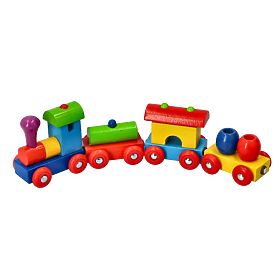 GOKI treno colorato Perù vagoni con magneti