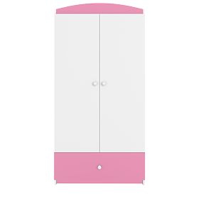 Ourbaby armadio - rosa e bianco