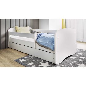 Letto per bambini con barriera Ourbaby - bianco