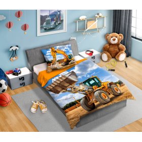 Biancheria da letto per bambini Escavatori, Faro