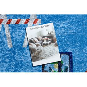 JUNIOR 51827.803 tappetino da bagno Camion, escavatore per bambini antiscivolo - blu, F.H.Kabis