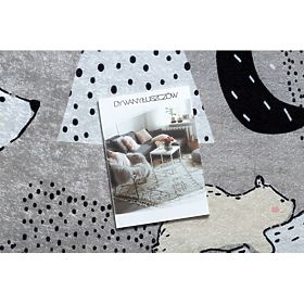 JUNIOR 51974.802 tappetino lavabile Orsi, animali per bambini antiscivolo - grigio, F.H.Kabis