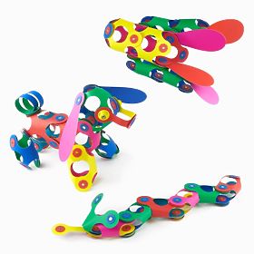 Kit magnetico flessibile Clixo, 42 pz - Arcobaleno, CLIXO