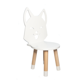 Tavolo per bambini con sedie - Liška - bianco, Ourbaby