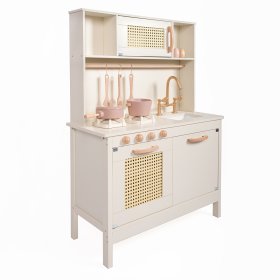 Cucina in legno Rosie con accessori, Ourbaby