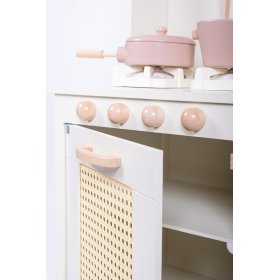 Cucina in legno Rosie con accessori
