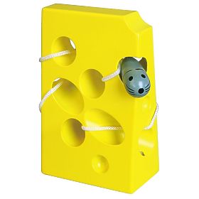 Labirinto intrecciato - formaggio giallo per topolino