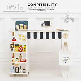 Le Toy Van Bancarella con cassa e accessori, Le Toy Van