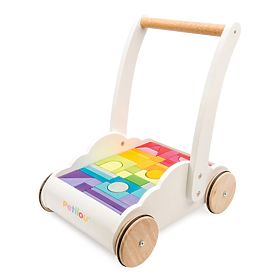 Le Toy Van Petilou Carrello con Blocchi Arcobaleno