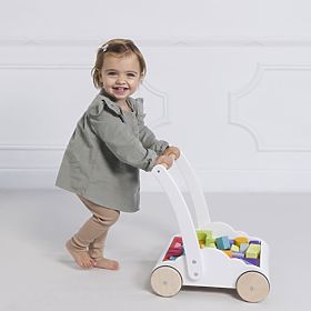 Le Toy Van Petilou Carrello con Blocchi Arcobaleno