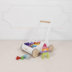 Le Toy Van Petilou Carrello con Blocchi Arcobaleno