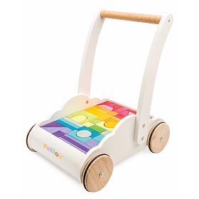 Le Toy Van Petilou Carrello con Blocchi Arcobaleno