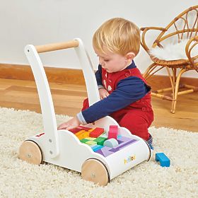 Le Toy Van Petilou Carrello con Blocchi Arcobaleno