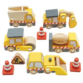 Le Toy Van Set di macchine edili