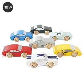 Le Toy Van Set di macchinine sportive in legno, Le Toy Van