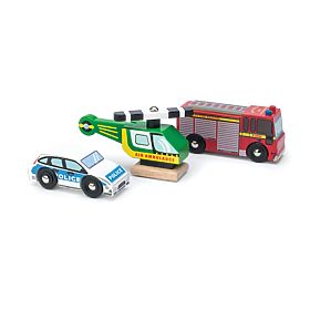 Le Toy Van Set di Veicoli di Soccorso