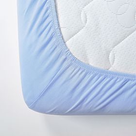 Lenzuolo in cotone 200x180 cm - azzurro