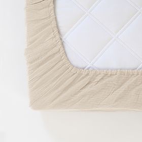 Lenzuolo in mussola Ourbaby 200x90 cm - ecru, Ourbaby®