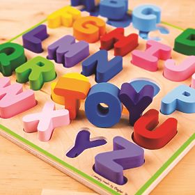 Lettere maiuscole dell'alfabeto Bigjigs Baby