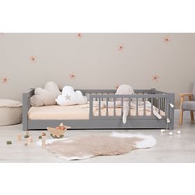 Letto basso per bambini Montessori Ourbaby - grigio