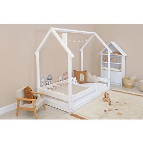 Letto Montessori per bambini Chimney bianco
