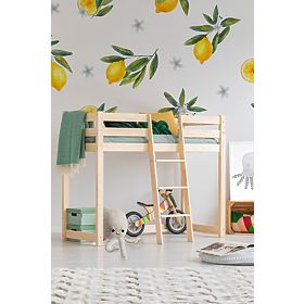 Letto per bambini rialzato Tower - ingresso frontale