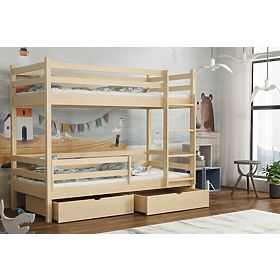 Letto a castello per bambini Eliška - naturale