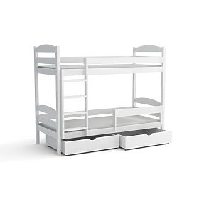 Letto a castello per bambini Filip - bianco
