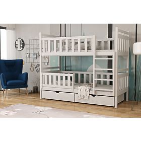 Letto a castello per bambini Karol - bianco