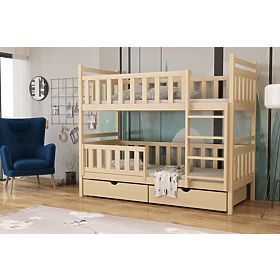 Letto a castello per bambini Karol - naturale