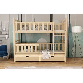Letto a castello per bambini Karol - naturale