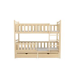 Letto a castello per bambini Karol - naturale