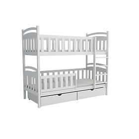 Letto a castello per bambini Krystian - bianco