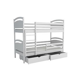 Letto a castello per bambini Marcelina - bianco