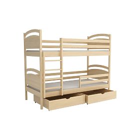 Letto a castello per bambini Marcelina - naturale