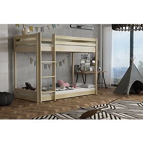 Letto a castello per bambini Matěj - naturale, BANABY
