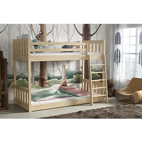 Letto a castello per bambini Šimon - naturale
