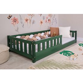 Letto basso per bambini Montessori Ourbaby Meadow - verde