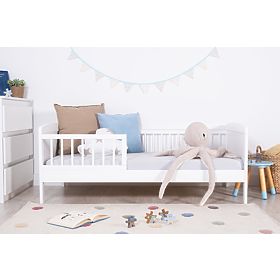 Letto per bambini Junior bianco 140x70 cm