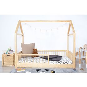 Letto casetta Montessori Elis naturale